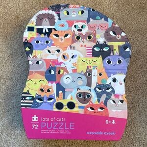 Crocodile Creek 72 Piece Lots of Cats Puzzle